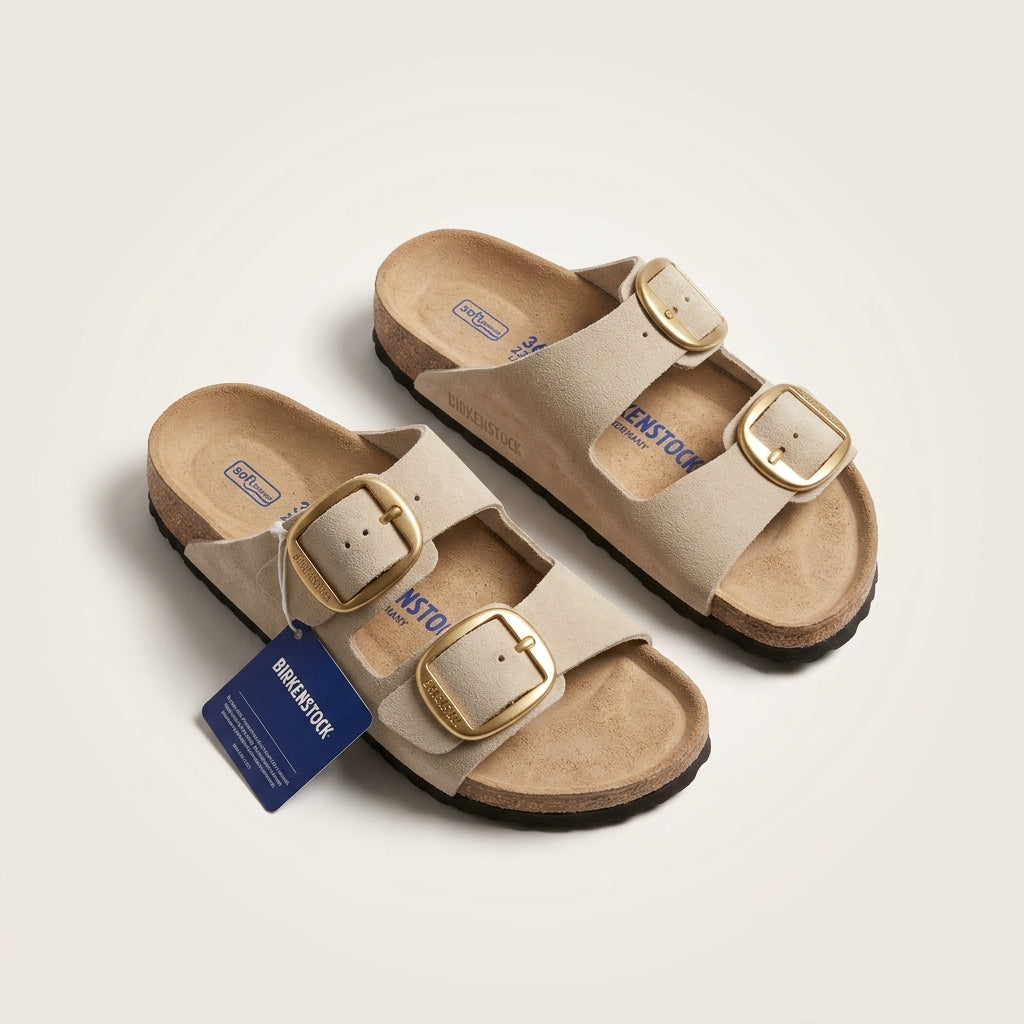 Birkenstock Arizona Big Buckle Suede Sandals